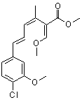 Strobilurin B molecular structure (CAS 65105-52-4)
