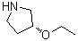 structure of CAS# 651341-51-4, (R)-3-乙氧基吡咯烷