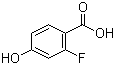 structure of CAS# 65145-13-3, 2-Fluoro-4-hydroxybenzoic acid
