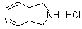 structure of CAS# 651558-58-6, 2,3-Dihydro-1H-pyrrolo[3,4-c]pyridine hydrochloride
