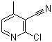2-氯-3-氰基-4-甲基吡啶分子结构 (CAS 65169-38-2)