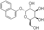 structure of CAS# 65174-63-2, 1-Naphthyl alpha-D-galactopyranoside
