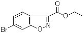 structure of CAS# 651780-27-7, Ethyl 6-bromobenzisoxazole-3-carboxylate