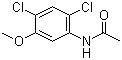 structure of CAS# 65182-98-1, N-(2,4-二氯-5-甲氧基苯基)乙酰胺