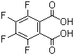 structure of CAS# 652-03-9, Tetrafluorophthalic acid