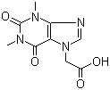 structure of CAS# 652-37-9, Theophylline-7-acetic acid