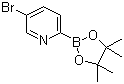 structure of CAS# 652148-98-6, 5-Bromopyridine-2-boronic acid pinacol ester