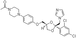 structure of CAS# 65277-42-1, Ketoconazole