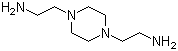 structure of CAS# 6531-38-0, Piperazine-1,4-diethylamine
