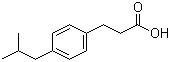 4-(2-甲基丙基)苯丙酸分子结构 (CAS 65322-85-2)