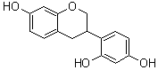 structure of CAS# 65332-45-8, 2',4',7-Trihydroxyisoflavan