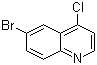 6-Bromo-4-chloroquinoline molecular structure (CAS 65340-70-7)