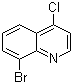 8-溴-4-氯喹啉分子结构 (CAS 65340-71-8)