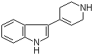 structure of CAS# 65347-55-9, 3-(1,2,3,6-四氢吡啶-4-基)-1H-吲哚