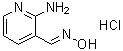 2-Amino-3-pyridinecarboxaldehyde oxime monohydrochloride molecular structure (CAS 653584-65-7)