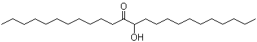 13-羟基二十四烷-12-酮分子结构 (CAS 6537-38-8)