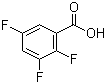 2,3,5-三氟苯甲酸分子结构 (CAS 654-87-5)
