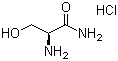 structure of CAS# 65414-74-6, L-Serinamide hydrochloride