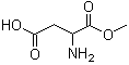 DL-天冬氨酸甲基酯分子结构 (CAS 65414-77-9)