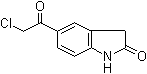 structure of CAS# 65435-04-3, 5-(Chloroacetyl)-1,3-dihydro-2H-indol-2-one