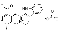 蛇纹石素硝酸盐分子结构 (CAS 6545-58-0)