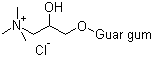 瓜儿胶羟丙基三甲基氯化铵分子结构 (CAS 65497-29-2)
