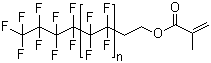 全氟烷基乙基甲基丙烯酸酯分子结构 (CAS 65530-66-7)