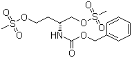 CAS # 655785-24-3, (R)-2-(Benzyloxycarbonylamino)-1,4-dimethanesulfonyloxybutane, [(1R)-3-[(Methylsulfonyl)oxy]-1-[[(methylsulfonyl)oxy]methyl]propyl]-carbamic acid phenylmethyl ester