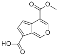 CAS # 65597-44-6, Cerberic acid, Cyclopenta[c]pyran-4,7-dicarboxylic acid 4-methyl ester