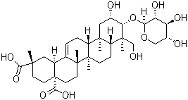 CAS 登录号：65649-36-7, 商陆皂苷戊, 商陆种苷 E
