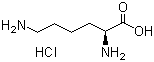 structure of CAS# 657-27-2, L-赖氨酸盐酸盐