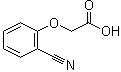 structure of CAS# 6574-95-4, (2-Cyanophenoxy)acetic acid