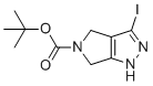 tert-Butyl 3-iodo-4,6-dihydropyrrolo[3,4-c]pyrazole-5(1H)-carboxylate molecular structure (CAS 657428-55-2)