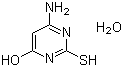 structure of CAS# 65802-56-4, 4-Amino-6-hydroxy-2-mercaptopyrimidine monohydrate