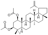 3-表算盘子二醇二乙酸酯分子结构 (CAS 6587-37-7)