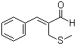 CAS 登录号：65887-08-3, 2-(甲硫基甲基)-3-苯基丙烯醛