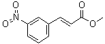 (E)-3-(3-硝基苯基)-2-丙烯酸甲酯分子结构 (CAS 659-04-1)