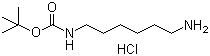 N-Boc-1,6-hexanediamine hydrochloride molecular structure (CAS 65915-94-8)