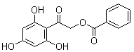 2'-(苯甲酰氧基)根皮乙酰苯分子结构 (CAS 65982-77-6)