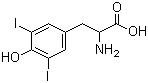 3,5-Diiodo-DL-tyrosine molecular structure (CAS 66-02-4)