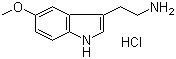 CAS # 66-83-1, 5-Methoxytryptamine hydrochloride, 3-(2-Aminoethyl)-5-methoxyindole hydrochloride