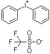 二苯基碘鎓三氟甲烷磺酸盐分子结构 (CAS 66003-76-7)