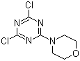 structure of CAS# 6601-22-5, 2,4-Dichloro-6-morpholino-1,3,5-triazine