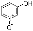 structure of CAS# 6602-28-4, 3-Hydroxypyridine-N-oxide