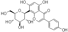 CAS 登录号：66026-80-0, 8-C-葡糖基染料木黄酮