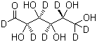 D-Glucose-1,2,3,4,5,6,6-D7 molecular structure (CAS 66034-51-3)