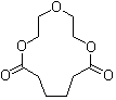 structure of CAS# 6607-34-7, 1,4,7-三氧杂环十三烷-8,13-二酮