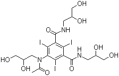 structure of CAS# 66108-95-0, Iohexol