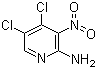 structure of CAS# 662116-67-8, 4,5-Dichloro-3-nitropyridin-2-amine