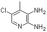 structure of CAS# 662117-20-6, 5-Chloro-4-methyl-2,3-pyridinediamine